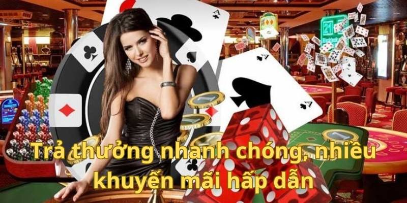 DB Casino cung cấp tỷ lệ trả thưởng cao, thanh toán nhanh chóng