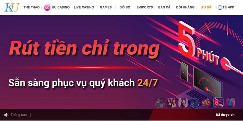 Lưu ý quan trọng trong quá trình rút tiền KUBET